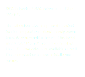 80% Polyester / 20% Polyamide - Blue - 16”x16”. The Microfiber Cleaning Towel is perfect for cleaning and can absorb nearly seven times its own weight in liquid. This towel measures 16” x 16”. Available in colors: Blue. Custom colors are available as well. Please contact us for more details and pricing.